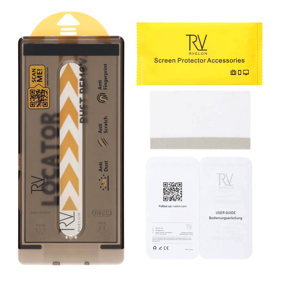 Rvelon Samsung Galaxy S24 Ultra Skærmbeskytter Monteringsramme Privacy