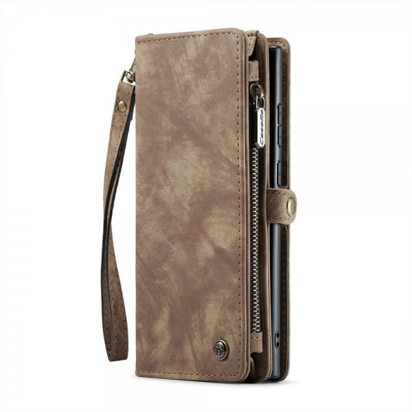 CaseMe Samsung Galaxy S24 Ultra Cover 008 Series Aftageligt Cover Brun