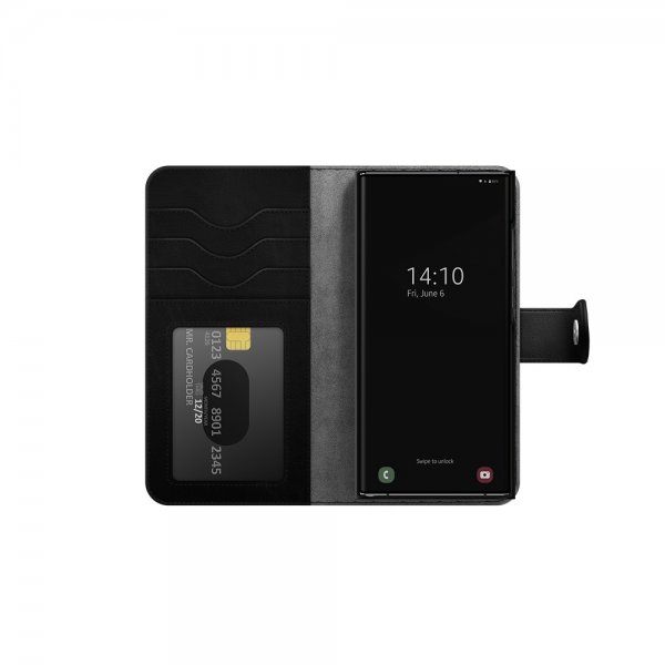 Ideal of Sweden Samsung Galaxy S24 Ultra Cover Magnet Wallet+ Sort