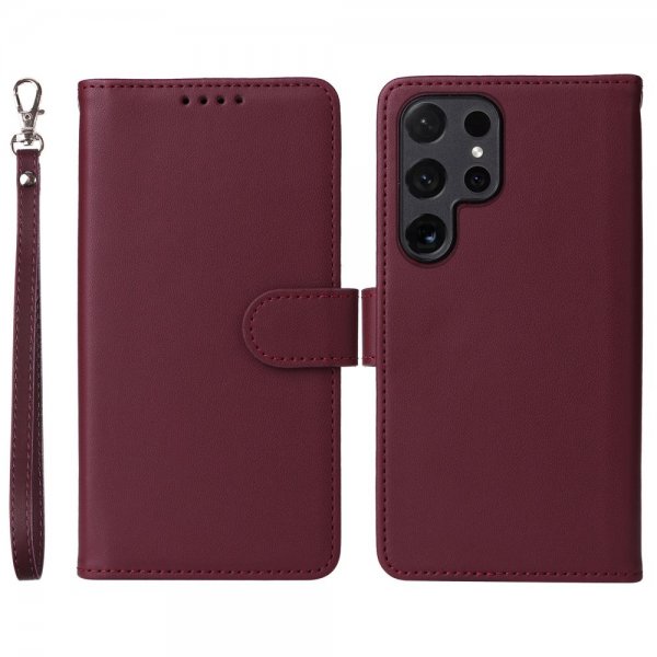 Betopnice Samsung Galaxy S24 Ultra Cover med Aftageligt Skal 005 Rød