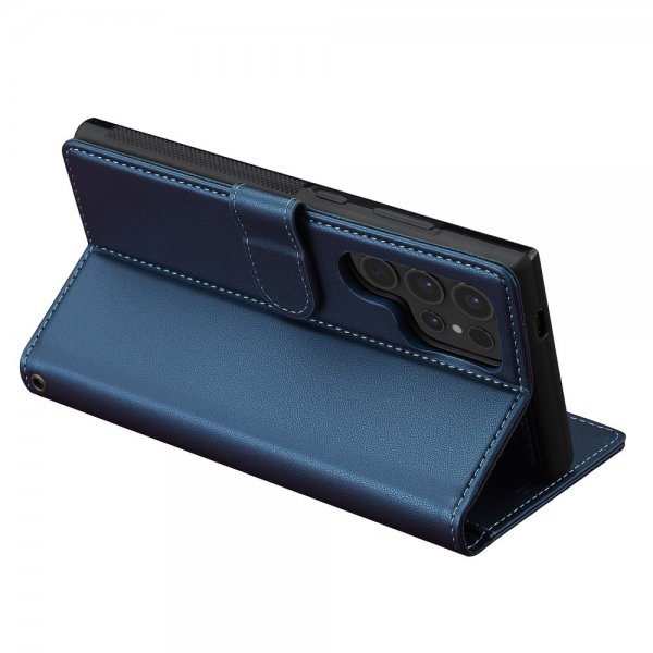 Lc.Imeeke Samsung Galaxy S24 Ultra Cover med aftageligt etui L2 Series MagSafe Blå