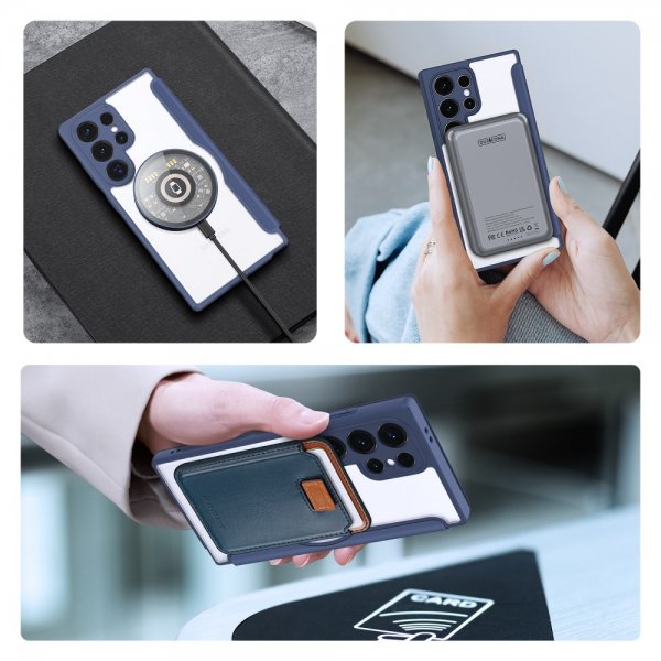 Dux Ducis Samsung Galaxy S24 Ultra Cover Skin X Pro Series MagSafe Blå