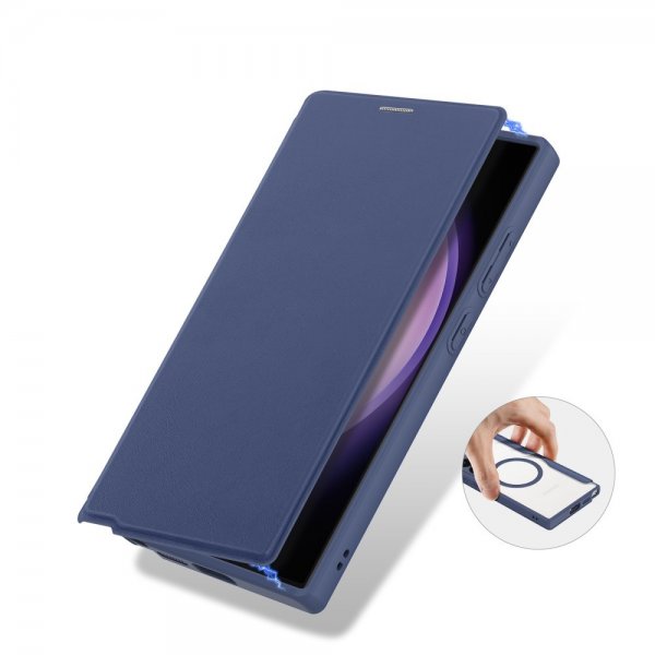 Dux Ducis Samsung Galaxy S24 Ultra Cover Skin X Pro Series MagSafe Blå
