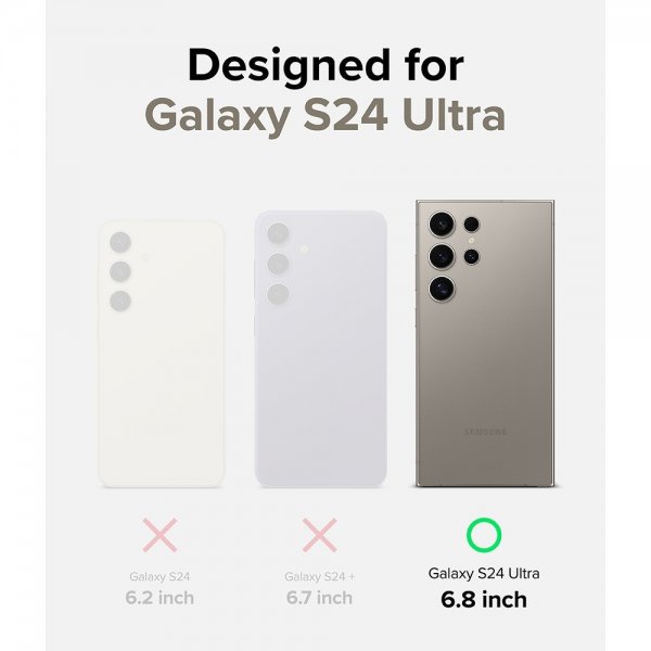 Ringke Samsung Galaxy S24 Ultra Kamerabeskyttelse Kamerarem Sort