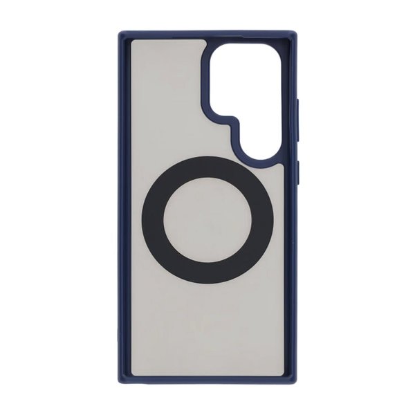 Samsung Galaxy S24 Ultra Cover Roterbart MagSafe Stativ Blåt
