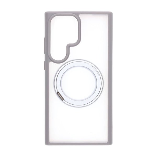 Samsung Galaxy S24 Ultra Cover med roterbart MagSafe-stativ Grå