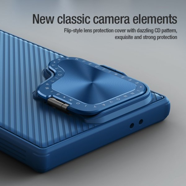 Nillkin Samsung Galaxy S24 Ultra Cover CamShield Prop Blå