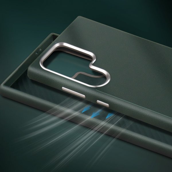 X-Level Samsung Galaxy S24 Ultra Cover Lædertekstur Grå