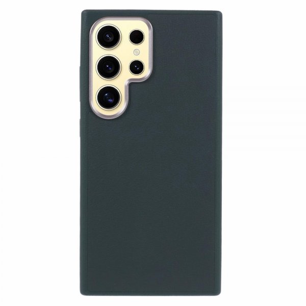 X-Level Samsung Galaxy S24 Ultra Cover Lædertekstur MagSafe Grøn