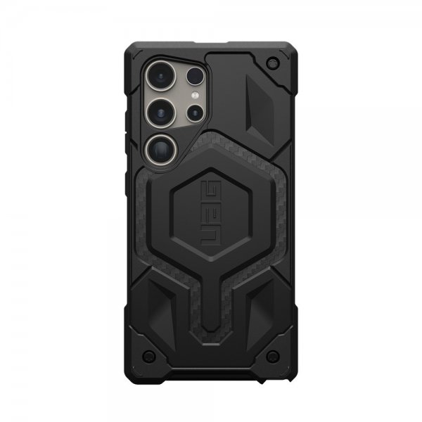 Urban Armor Gear (UAG) Samsung Galaxy S24 Ultra Cover Monarch Pro MagSafe Carbon Fiber Sort