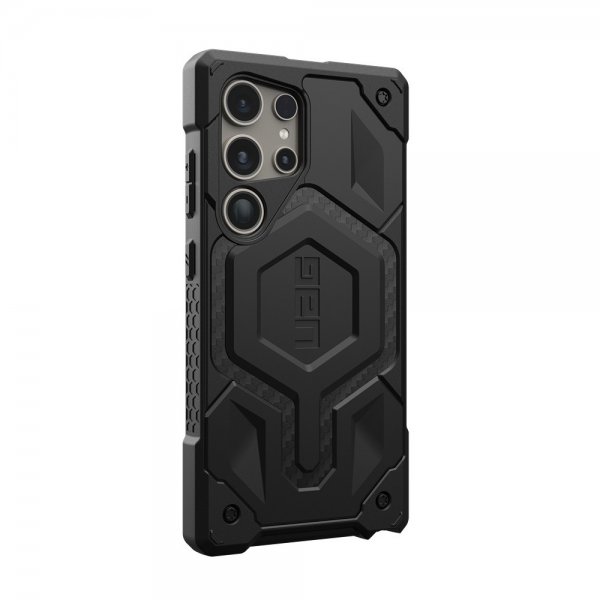 Urban Armor Gear (UAG) Samsung Galaxy S24 Ultra Cover Monarch Pro MagSafe Carbon Fiber Sort