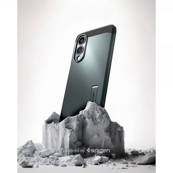 Spigen Samsung Galaxy S25 Edge Cover Tough Armor MagFit Abyss Green