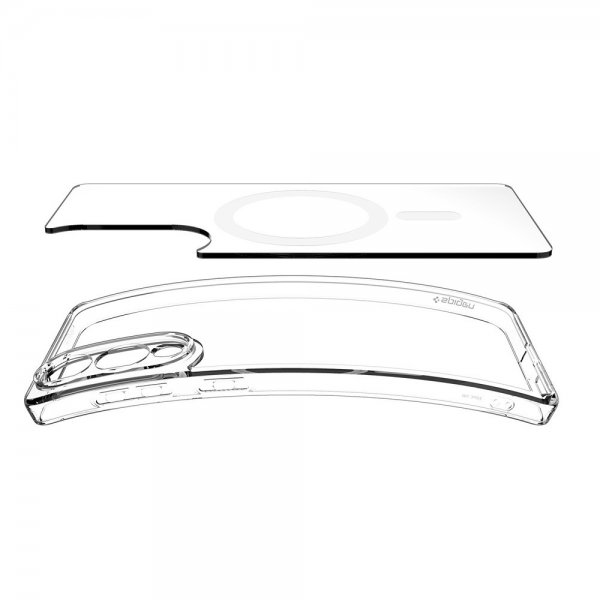 Spigen Samsung Galaxy S25 Edge Cover Ultra Hybrid MagFit Klar Hvid