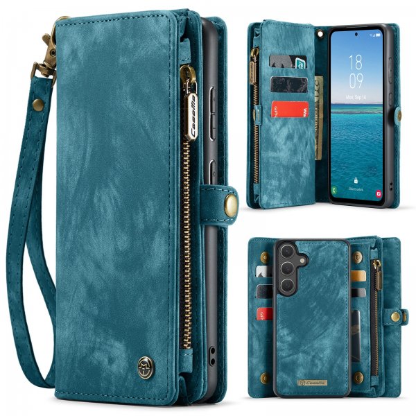 CaseMe Samsung Galaxy S25 FE Cover 008 Series Aftageligt Cover Blå