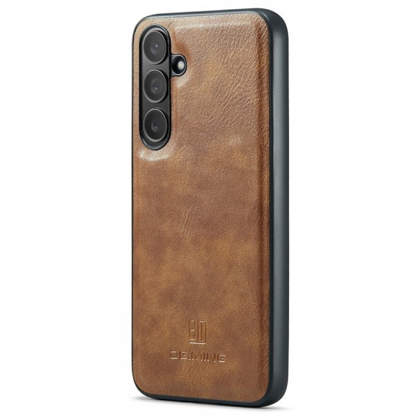 Dg.Ming Samsung Galaxy S25 FE Etui med Aftageligt Cover Brun