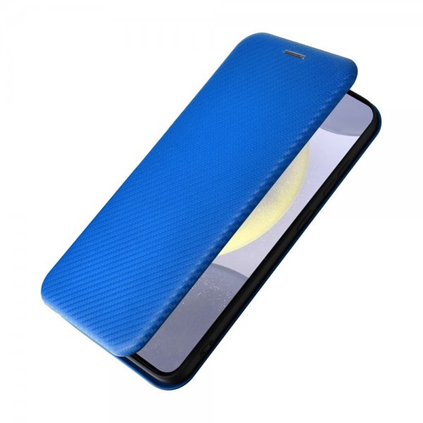 Samsung Galaxy S25 Cover Kulfibertekstur Blå