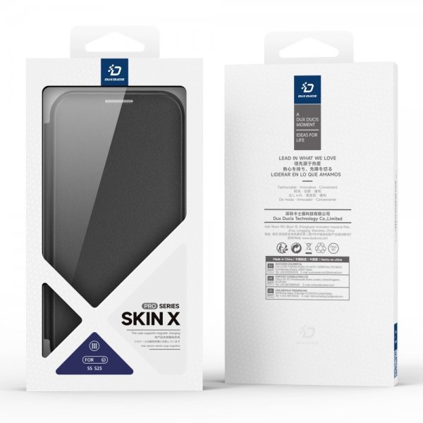 Dux Ducis Samsung Galaxy S25 Fodral Skin X Pro Series Kickstand MagSafe Sort