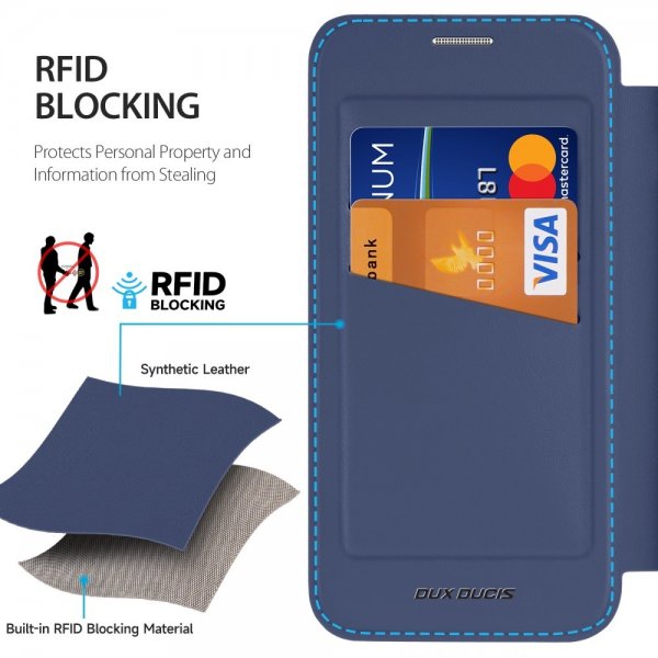Dux Ducis Samsung Galaxy S25 Cover Skin X Pro Series MagSafe Blå