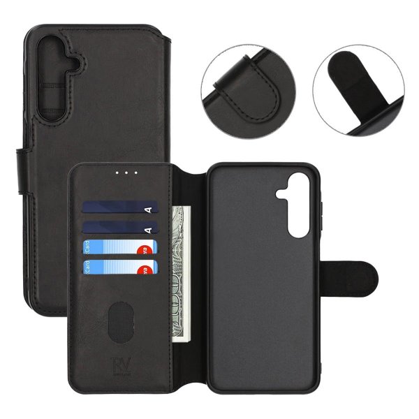 Rvelon Samsung Galaxy S25 Cover 4 Kortrum Sort