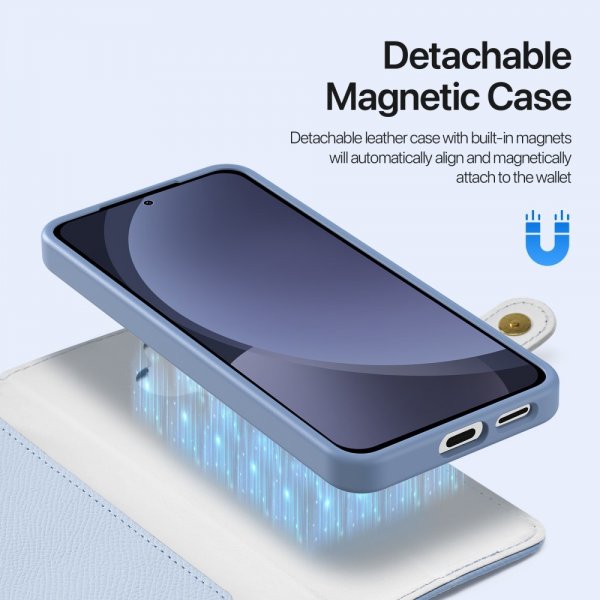 Dux Ducis Samsung Galaxy S25 Plus Etui 2-i-1 Lawa Series MagSafe Blå