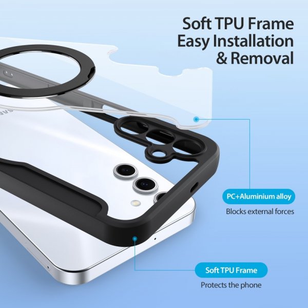 Dux Ducis Samsung Galaxy S25 Plus Cover Skin X Pro Series Kickstand MagSafe Sort
