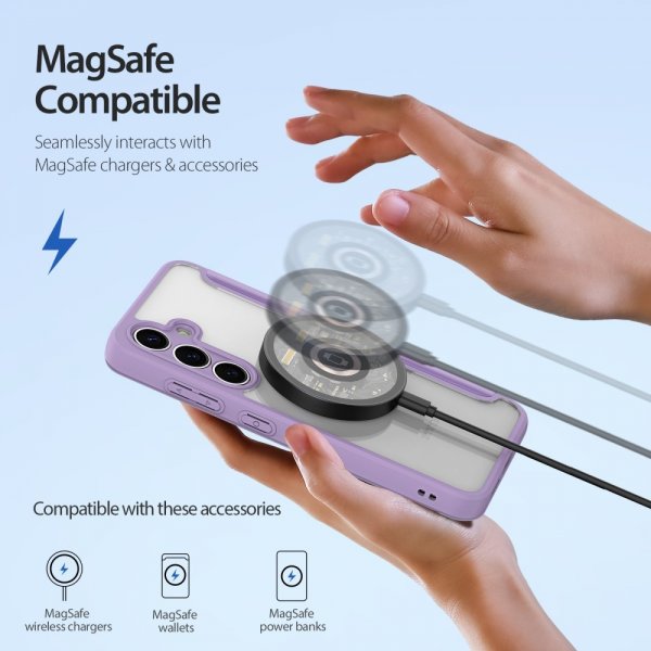 Dux Ducis Samsung Galaxy S25 Plus Cover Skin X Pro Series MagSafe Lilla