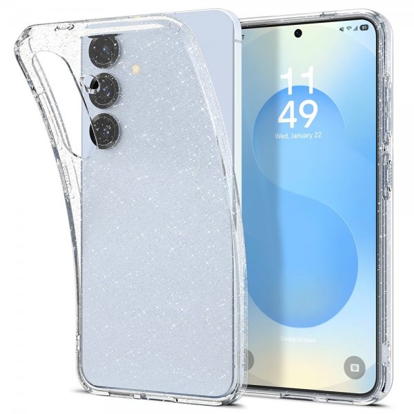 Spigen Samsung Galaxy S25 Plus Cover Liquid Crystal Glitter Crystal Quartz