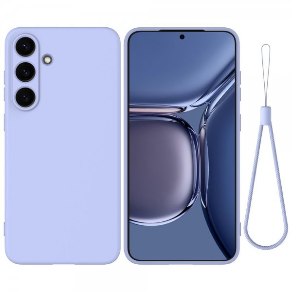 Samsung Galaxy S25 Plus Cover med Rem Silikone Lilla