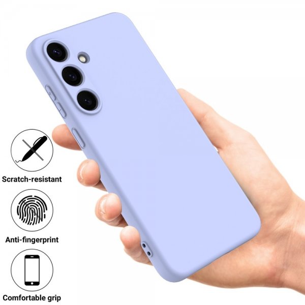 Samsung Galaxy S25 Plus Cover med Rem Silikone Lilla