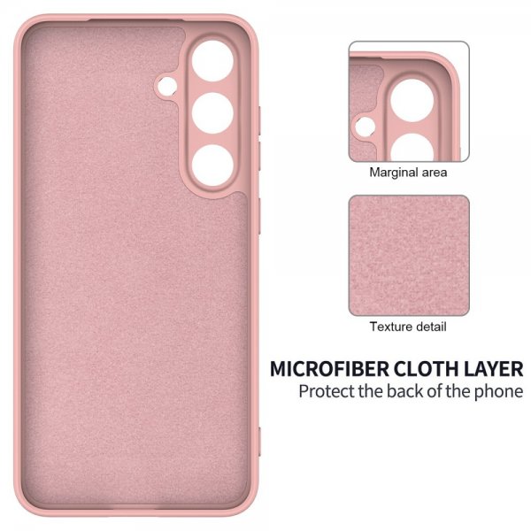 Samsung Galaxy S25 Plus Cover med Strop Silikone Rosa
