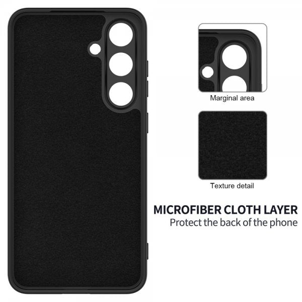 Samsung Galaxy S25 Plus Cover med Rem Silikone Sort