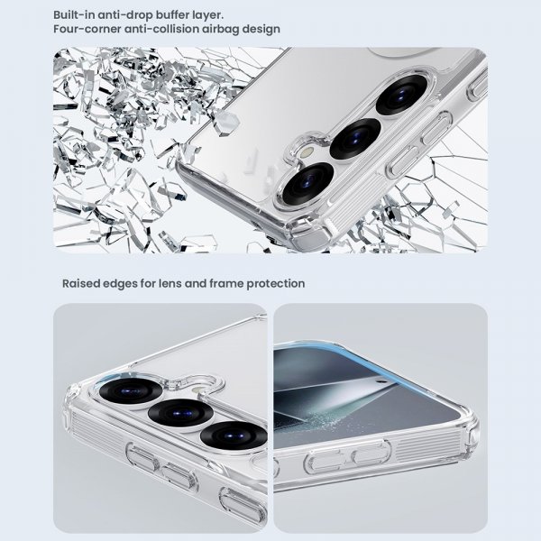 Nillkin Samsung Galaxy S25 Plus Cover Nature Pro Series MagSafe Transparent
