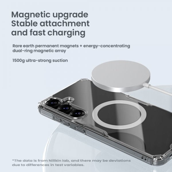 Nillkin Samsung Galaxy S25 Plus Cover Nature Pro Series MagSafe Transparent