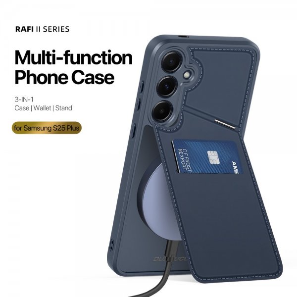Dux Ducis Samsung Galaxy S25 Plus Cover Rafi II Series MagSafe Blå