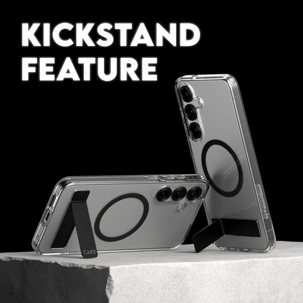 CARE by PanzerGlass Samsung Galaxy S25 Cover Kickstand MagSafe Sort