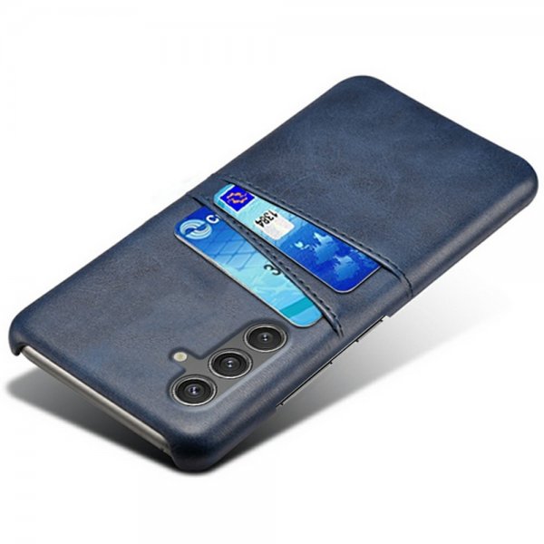 Samsung Galaxy S25 Cover med to Kortlommer Blå