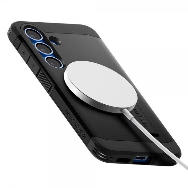 Spigen Samsung Galaxy S25 Cover Tough Armor MagFit Sort