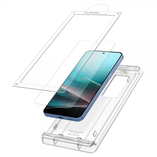 Spigen Samsung Galaxy S25 Skærmbeskyttelse EliteShield EZ Fit