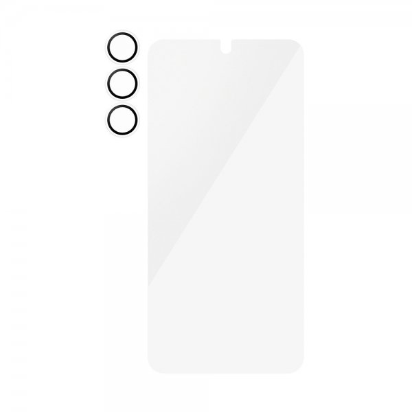 PanzerGlass Samsung Galaxy S25 Skærmbeskyttelse og Kamerabeskyttelse 2-i-1 Pakke