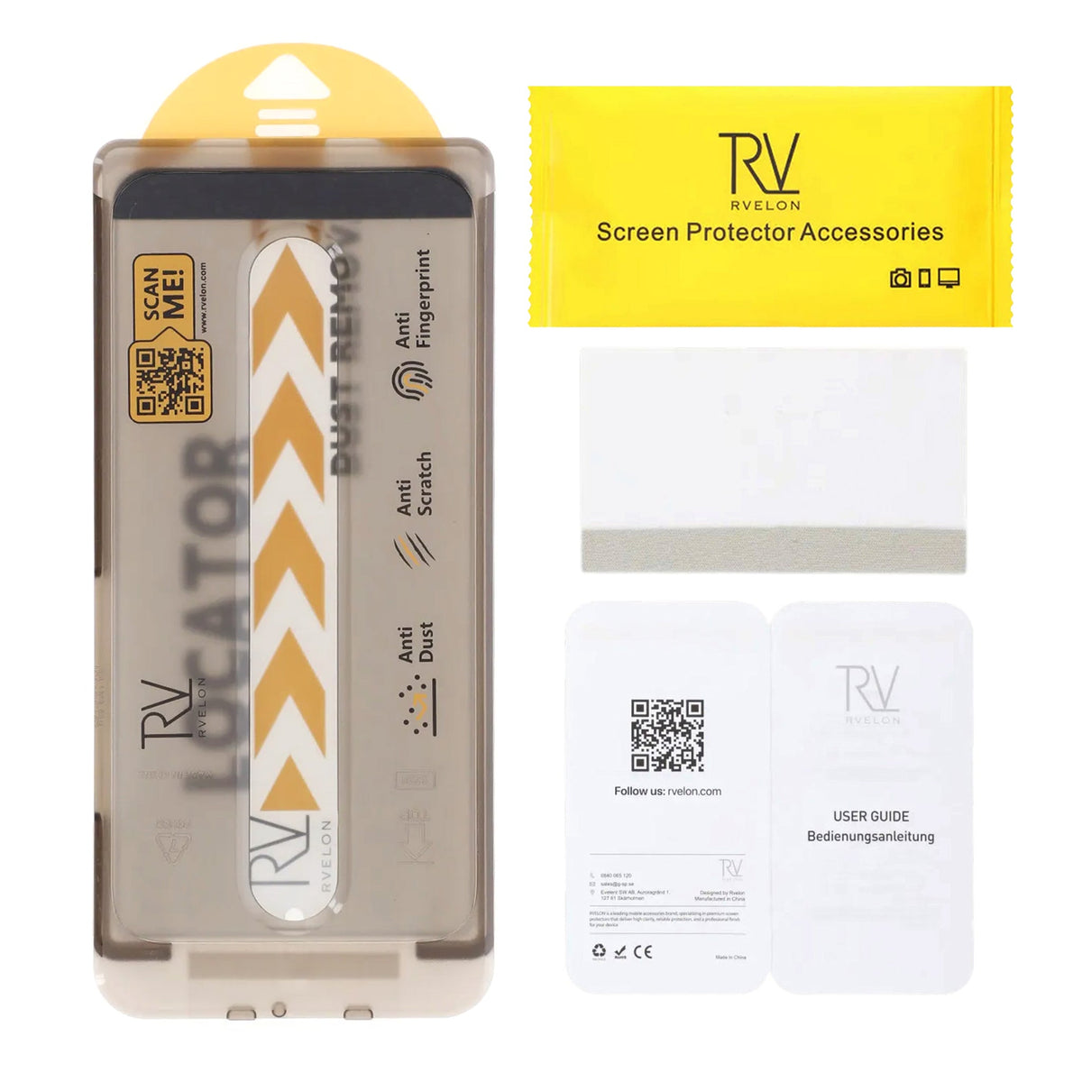 Rvelon Samsung Galaxy S25 Ultra Skærmbeskytter Monteringsramme Privacy