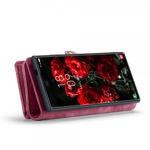 CaseMe Samsung Galaxy S25 Ultra Cover 008 Series Aftageligt Cover Rød