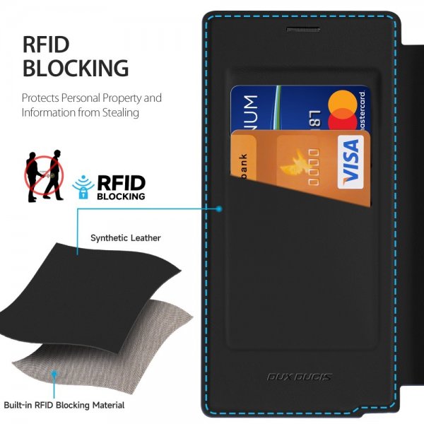 Dux Ducis Samsung Galaxy S25 Ultra Etui Skin X Pro Series Kickstand MagSafe Sort