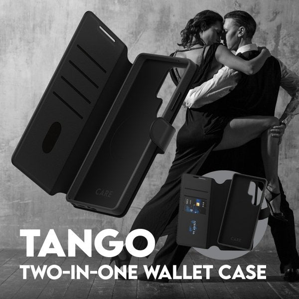 CARE by PanzerGlass Samsung Galaxy S25 Ultra Etui Tango Two-in-One Wallet MagSafe Sort