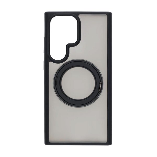 Samsung Galaxy S25 Ultra Cover Roterbart MagSafe Stativ Sort