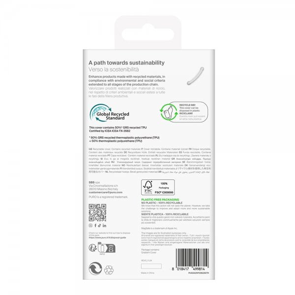 Puro Samsung Galaxy S25 Ultra Cover Nude Transparent