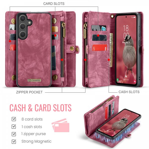 CaseMe Samsung Galaxy S26 Etui 008 Series Aftageligt Cover Rød