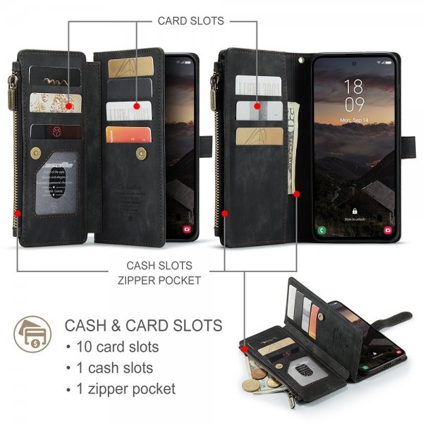 CaseMe Samsung Galaxy S26 Etui C30 Series Sort
