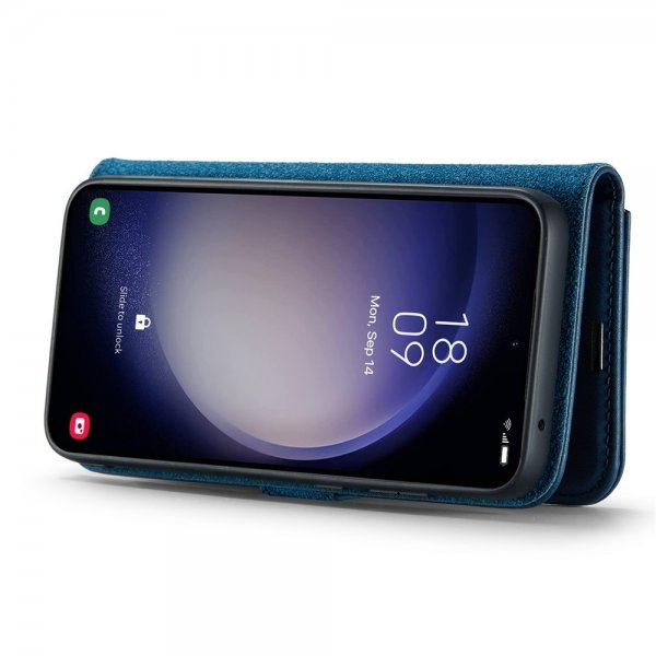 Dg.Ming Samsung Galaxy S26 Etui med Aftageligt Cover Blå