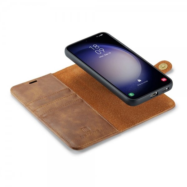 Dg.Ming Samsung Galaxy S26 Etui med Aftagelig Skal Brun
