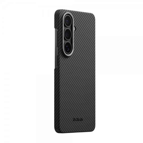 Pitaka Samsung Galaxy S26 Plus Cover Edge Sort/Grå Twill